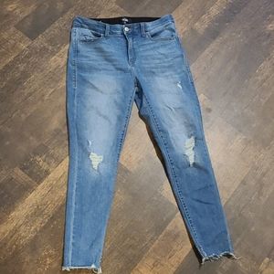 Lularoe Light Wash Distressed Jeans